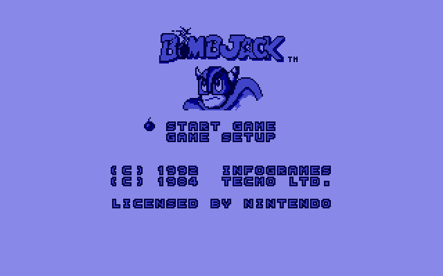 Bomb Jack [Falcon030] atari screenshot